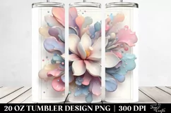 Abstract -like Magnolia 20 Oz Tumbler Product Image 2