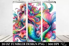 Vibrant Mermaid 20 oz Tumbler Product Image 2