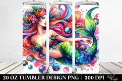 Vibrant Mermaid 20 oz Tumbler Product Image 2