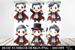 Simple Funny Halloween Clipart 20 Oz Tumbler Product Image 2
