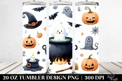 Simple Funny Halloween Clipart 20 Oz Tumbler Product Image 2