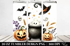 Simple Funny Halloween Clipart 20 Oz Tumbler Product Image 2