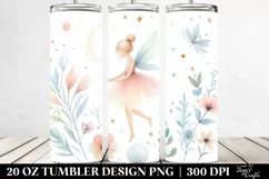 Watercolor Simple Fairy | 20 oz Tumbler Product Image 2