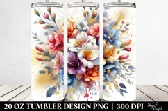 Colorful Abstract Bouquet | 20 Oz Tumbler Product Image 2