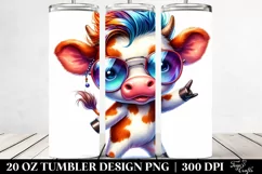 Excited Baby Cow Dance | 20 oz Tumbler Product Image 2
