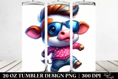 Excited Baby Cow Dance | 20 oz Tumbler Product Image 2