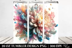 Abstract -like Chrysanthemum 20 Oz Tumbler Product Image 2