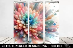 Abstract -like Chrysanthemum 20 Oz Tumbler Product Image 2