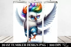 Funny Baby Dove Jump | 20 oz Tumbler Product Image 2