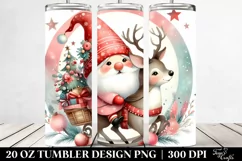Colorful Christmas Gnome PNG Product Image 2