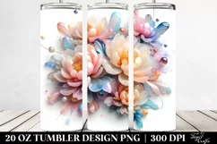 Abstract -like Peonies 20 Oz Tumbler Product Image 2