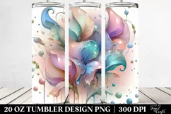 Abstract -like Sweet Pea 20 Oz Tumbler Product Image 2