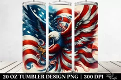 Detailed Watercolor Flag | 20 oz Tumbler Product Image 2