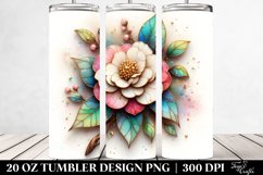 Camellia Tumbler | 20 oz Tumbler Product Image 2