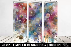 Colorful Glittery Background | 20 Oz Tumbler Product Image 2