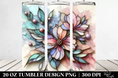 Wooden Cherry Blossom Clipart, Transparent 20 Oz Tumbler Product Image 2