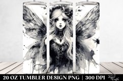 Vibrant Gothic Fairy Watercolor | 20 oz Tumbler Product Image 2