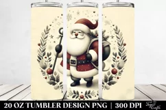 Vintage Santa Christmas Clipart Product Image 2