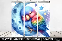 Sleeping Baby Parrot | 20 Oz Tumbler Product Image 2