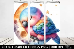 Sleeping Baby Parrot | 20 Oz Tumbler Product Image 2