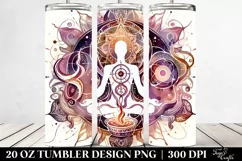 Mystic Ritual Watercolor Image | 20 oz Tumbler Product Image 2