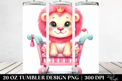 Smiling Cute Vibrant Lion | Tumbler Product Image 2