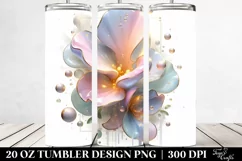 Abstract 3D Sweet Pea | 20 oz Tumbler Product Image 2
