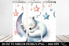 Baby Polar Bear Sleeping | 20 Oz Tumbler Product Image 2