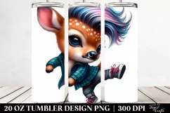 Modest Baby Deer | 20 oz Tumbler Product Image 2