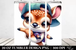 Modest Baby Deer | 20 oz Tumbler Product Image 2