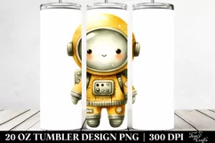 Whimsical Astronaut Girl 20 Oz Tumbler Product Image 2