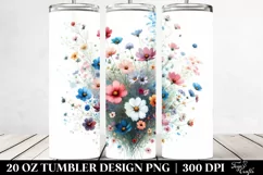 Colorful Wild Flowers | 20 oz Tumbler Product Image 2