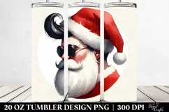 Vintage Santa Gnome PNG Product Image 2