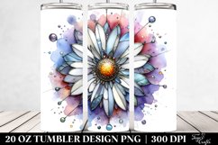Stained Daisy Round | 20 Oz Tumbler Product Image 2