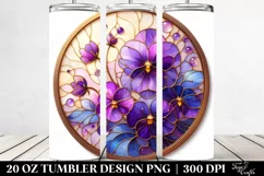 Stained Violet Golden | 20 Oz Tumbler Product Image 2