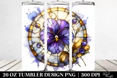 Stained Violet Golden | 20 Oz Tumbler Product Image 2