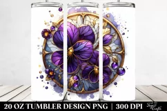 Stained Violet Golden | 20 Oz Tumbler Product Image 2
