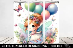 Floating Fairy Balloons | 20 Oz Tumbler Product Image 2