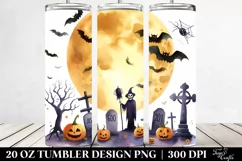 Very Simple Graveyard Clipart 20 Oz Tumbler Product Image 2