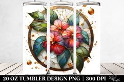 Detailed Stained Impatiens | 20 Oz Tumbler Product Image 2
