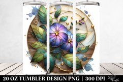 Detailed Stained Impatiens | 20 Oz Tumbler Product Image 2