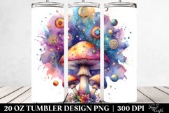Magical Celestial Mushroom in Watercolor Product Image 2