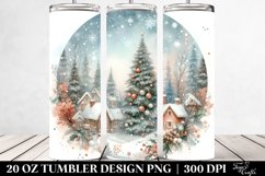 Pastel Christmas Scene Clipart Product Image 2