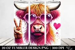Love 20 Oz Tumbler Png Product Image 2