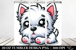 Funny West Highland White Terrier 20 Oz Tumbler Product Image 2