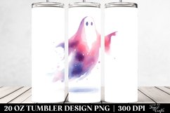 Poltergeist Watercolor Image | 20 oz Tumbler Product Image 2