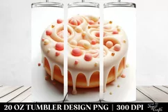 3D Martzipan Candy Design, Clipart 20 Oz Tumbler Product Image 2