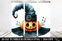 Funny Halloween Hat Clipart 20 Oz Tumbler Product Image 2