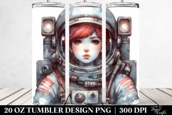 Vintage Astronaut Girl | 20 Oz Tumbler Product Image 2