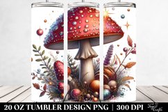 Detailed Shiny Mushroom Tumbler Product Image 2